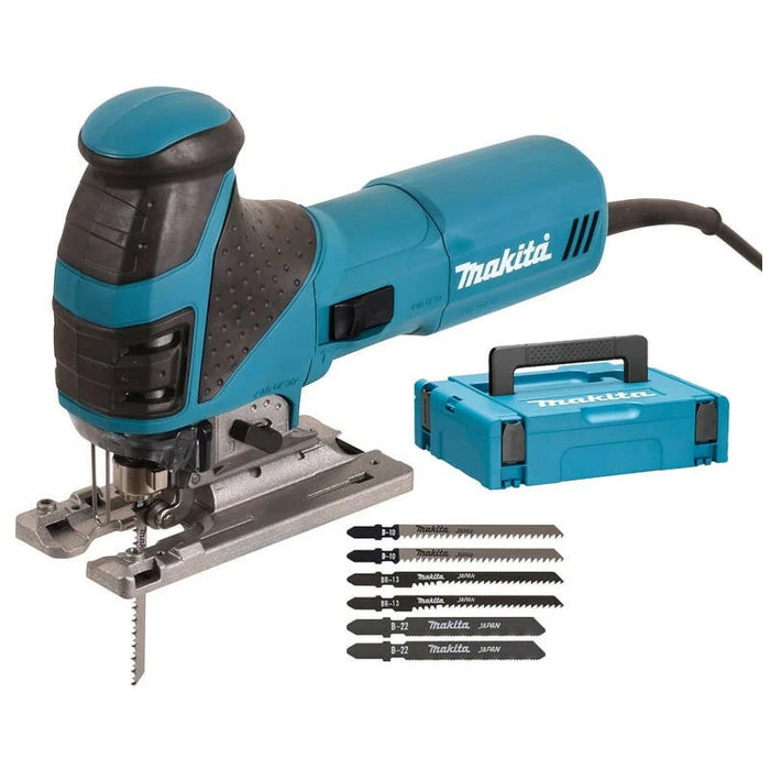 Scie sauteuse MAKITA 4351FCTJ 720W + 6 lames en coffret