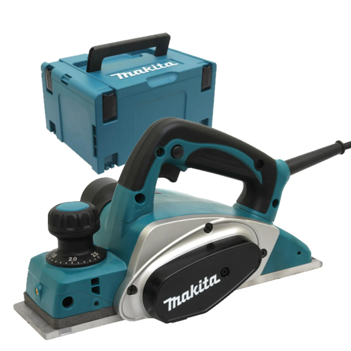 RABOT 620 W 82 MM + COFFRET MAKPAC MAKITA KP0800J