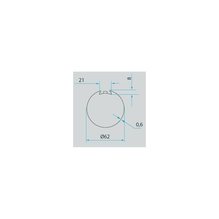 Adaptateurs moteur Cherubini Ø45 - tube Deprat 62