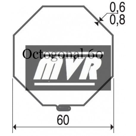 A4505_0510 Adaptateurs moteur Ø45 tube octogonal 60